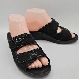 Fly Flot made in Italy leather anti-shock sandals size 37 US size 6